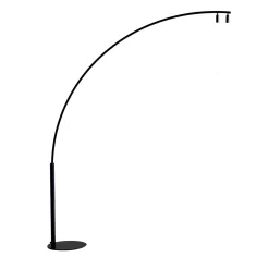 Iris Black Floor Lamp