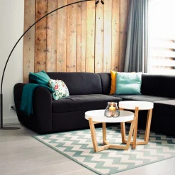 Iris Black Floor Lamp