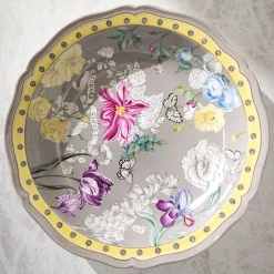 Iris Garden Gray Centerpiece