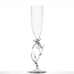 Iris Pseudacorus Glass Flute