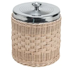 Iris Wicker Basket with Stainless Steel Ice Container