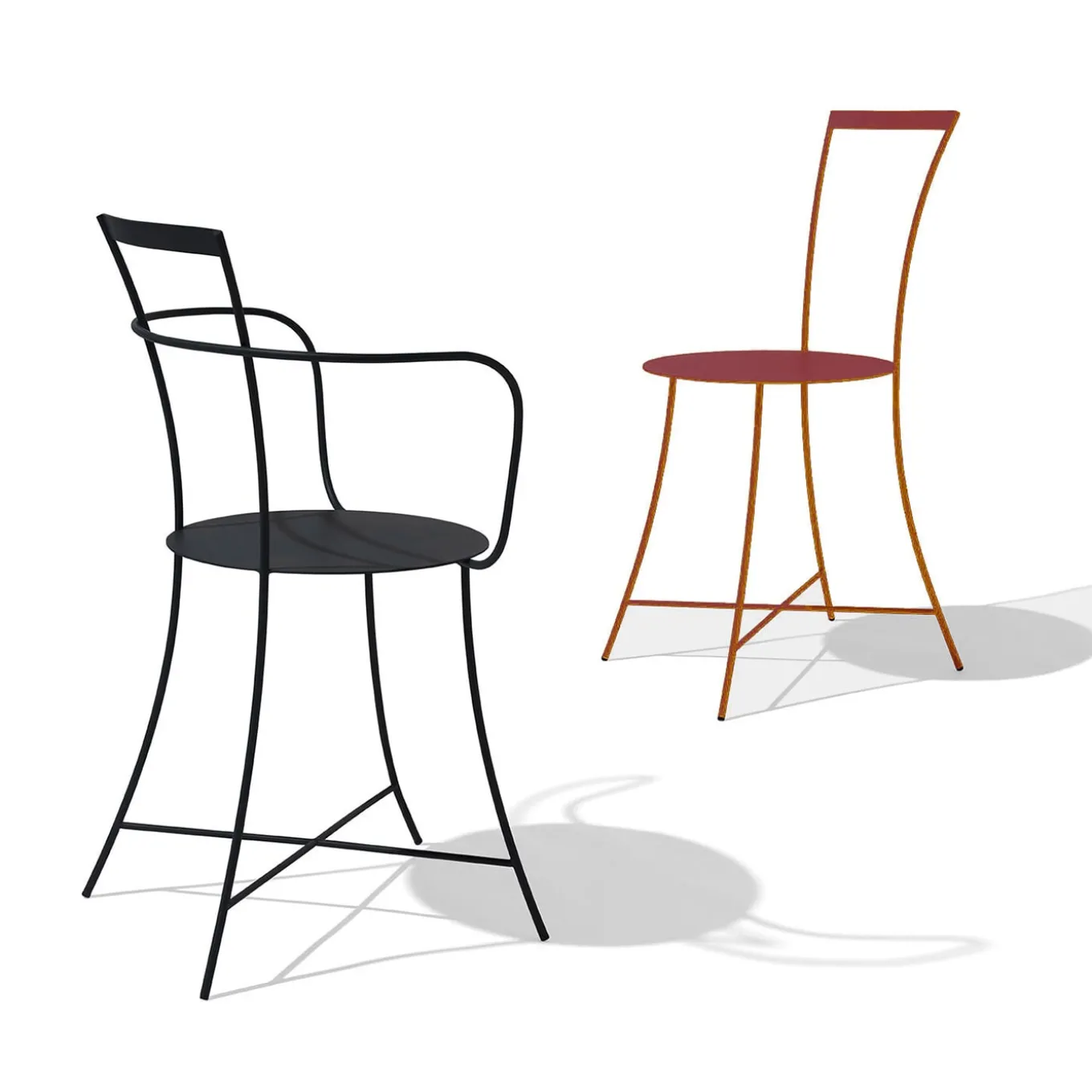 Irma Black Armchair by Mario Scairato