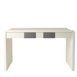 Irma Desk Ivory and Gray