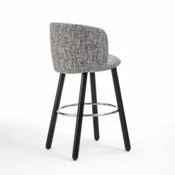 Isabel Gray Bar Stool