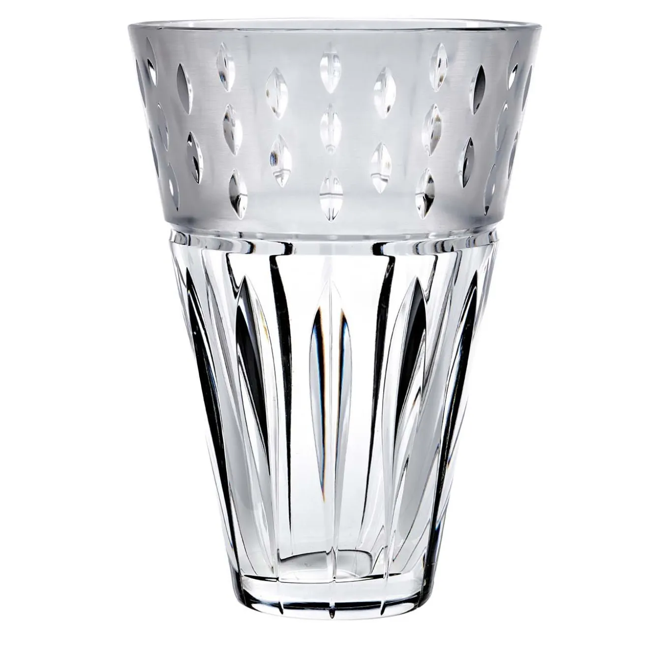 Isadora 764 Top Frosted Conical Vase