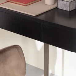 Iside Dark Vanity Desk by Ciarmoli Queda Studio