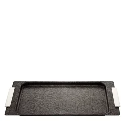 Iside Rectangular Bronze Tray with Handles