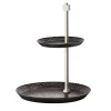 Iside Small Two-Tier Bronze Cake Stand