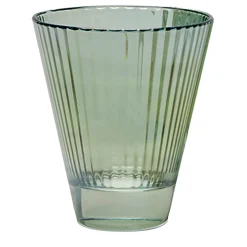 Isis Set of 2 Green Wine Glasses