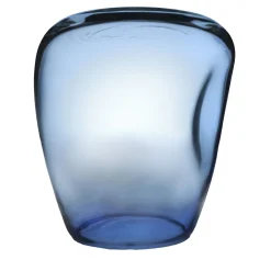 Isola blue Murano glass stool