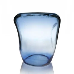 Isola blue Murano glass stool