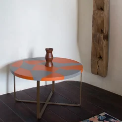 Isole Sur Round Polychrome Coffee Table by Nestor Perkal