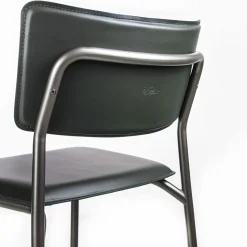 Isotta Leather Bar Stool