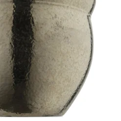 Istanbul Medium Silvery Ceramic Cachepot