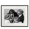 Italian Hats Framed Print by Hulton Archive