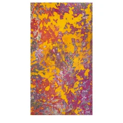 Italica Yellow and Purple Decorative Panel