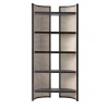 Itoku Vienna Straw & Moka-Finished Ash Bookcase #1