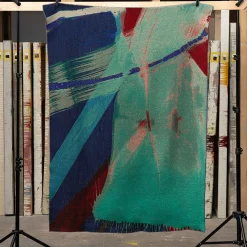 Jacquard Flux Merino Wool And Cashmere Plaid By Draga&Aurel