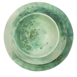 Jade Set of Ceramic Dinnerware for One