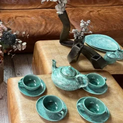 Jade Teal Sugar Bowl