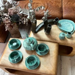 Jade Teal Tea Cup