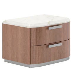 James Walnut Nightstand