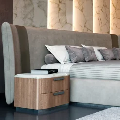 James Walnut Nightstand