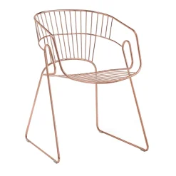 Japan Copper Metal Outdoor Chair