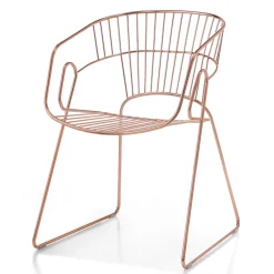 Japan Copper Metal Outdoor Chair