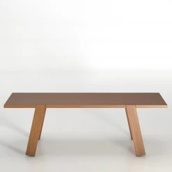 Japan Rectangular Wooden Table by Franco Poli