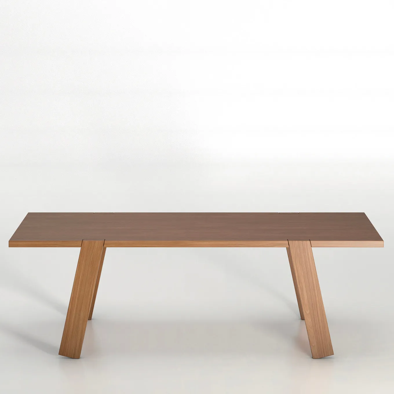 Japan Rectangular Wooden Table by Franco Poli