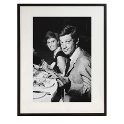 Jean-Paul Belmondo In Rome Framed Print by Keystone