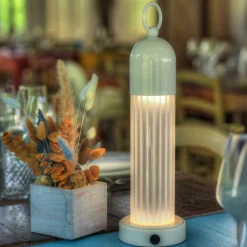 JELLYFISH Matte White Portable Lamp by Luca Bussacchini