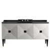 Jetset 3 Silver Vanity Unit