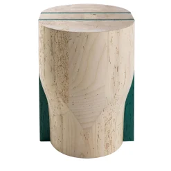 Jeunesse Green Stool By Duccio Maria Gambi