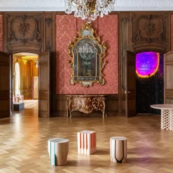 Jeunesse Green Stool By Duccio Maria Gambi