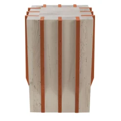 Jeunesse Orange Stool By Duccio Maria Gambi