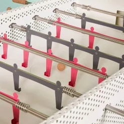 Joie White Metal Table Football