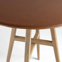 Joker Round Brown Accent Table