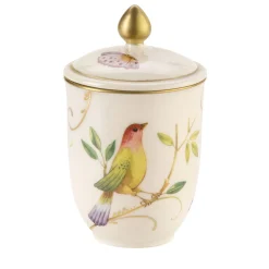 Jolie Gold Details Porcelain Lidded Vase