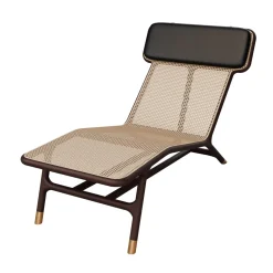 Joyce Black Chaise Longue