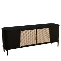 Joyce 4-door Sideboard with Vienna Straw by Libero Rutilo