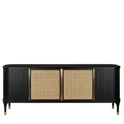 Joyce White Viennese Cane Sideboard