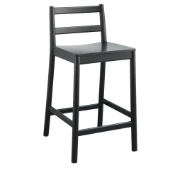 Julie Black Stool by Emilio Nanni