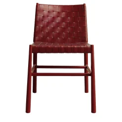 Julie Burgundy Chair By Emilio Nanni