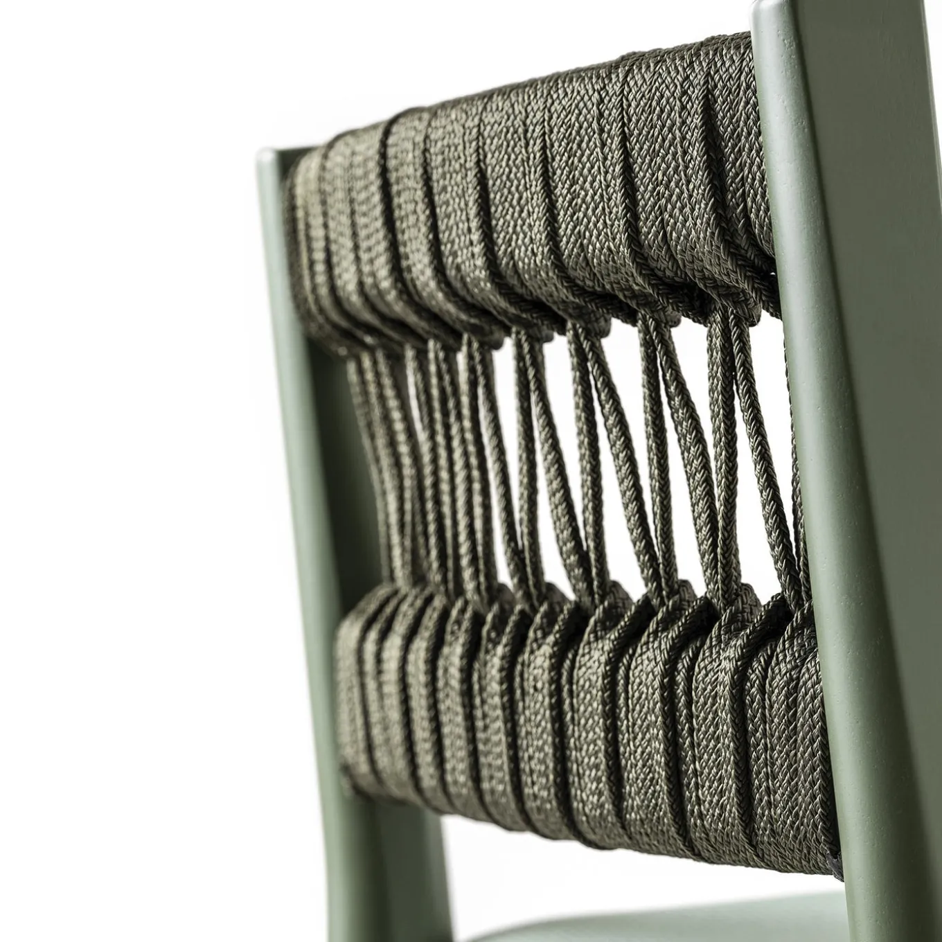 Julie Dark Green Stool with Upholstered Seat by Emilio Nanni
