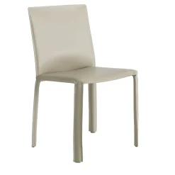 Jumpsuite Beige Leather Chair