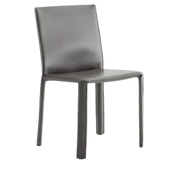 Jumpsuite Gray Leather Chair