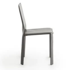 Jumpsuite Gray Leather Chair