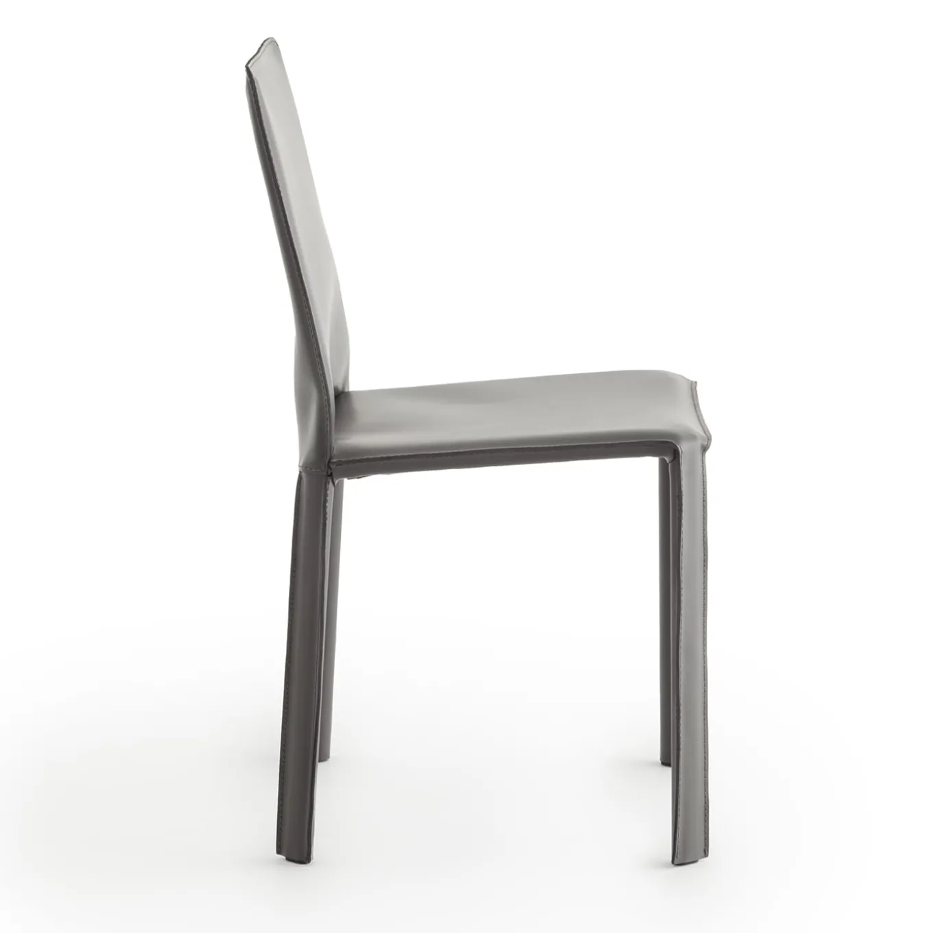 Jumpsuite Gray Leather Chair